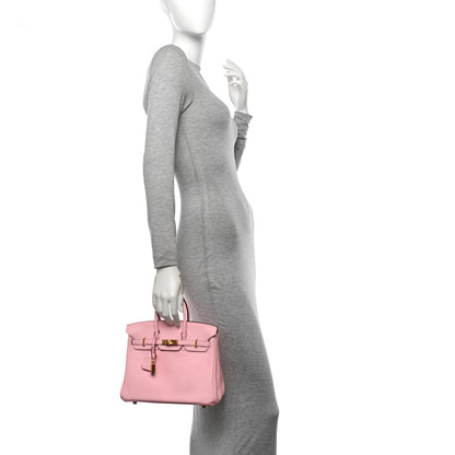 Hermes Swift Birkin 25 Rose Sakura 2 of 12