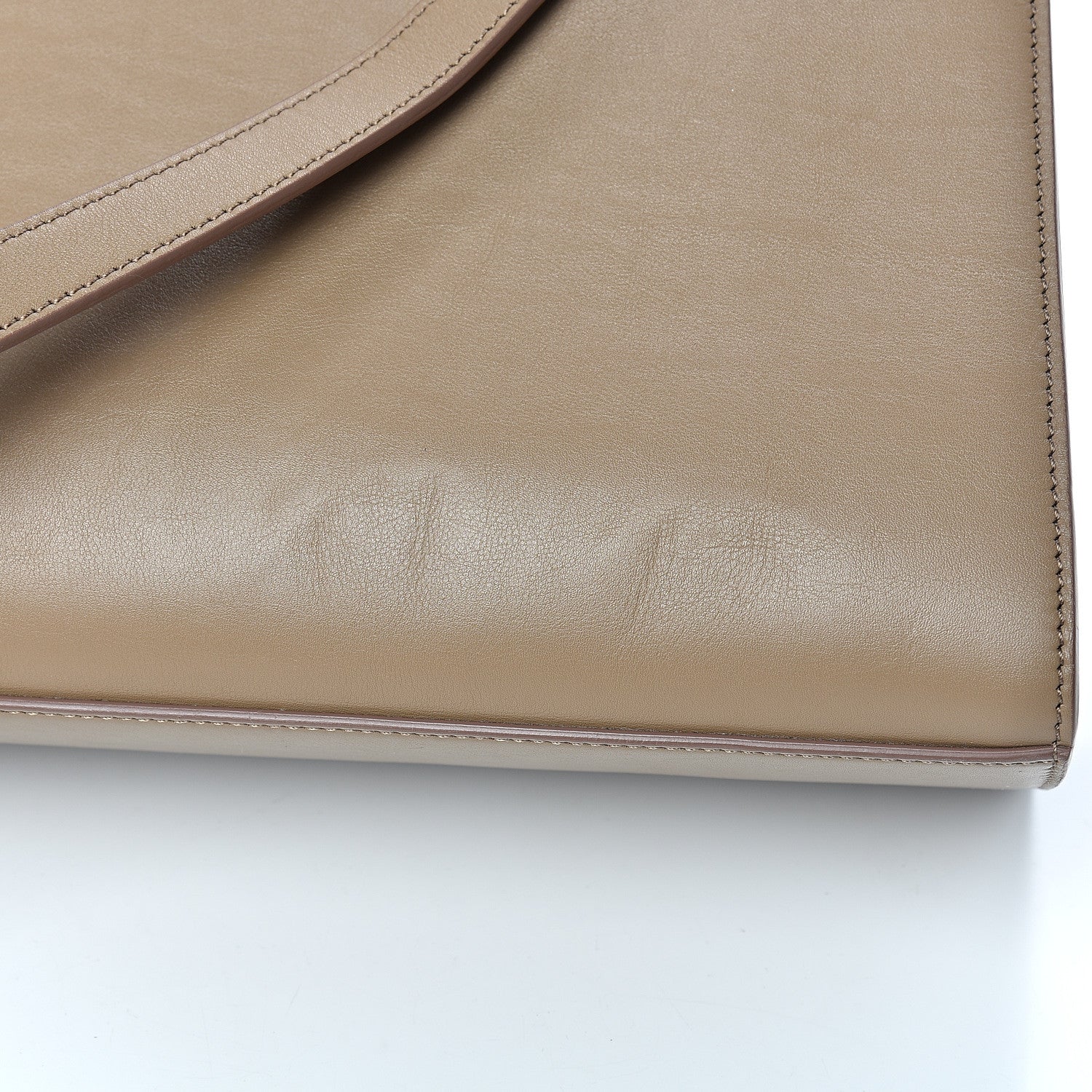 Givenchy Calfskin Large Whip Top Handle Shoulder Bag Taupe 17 of 17