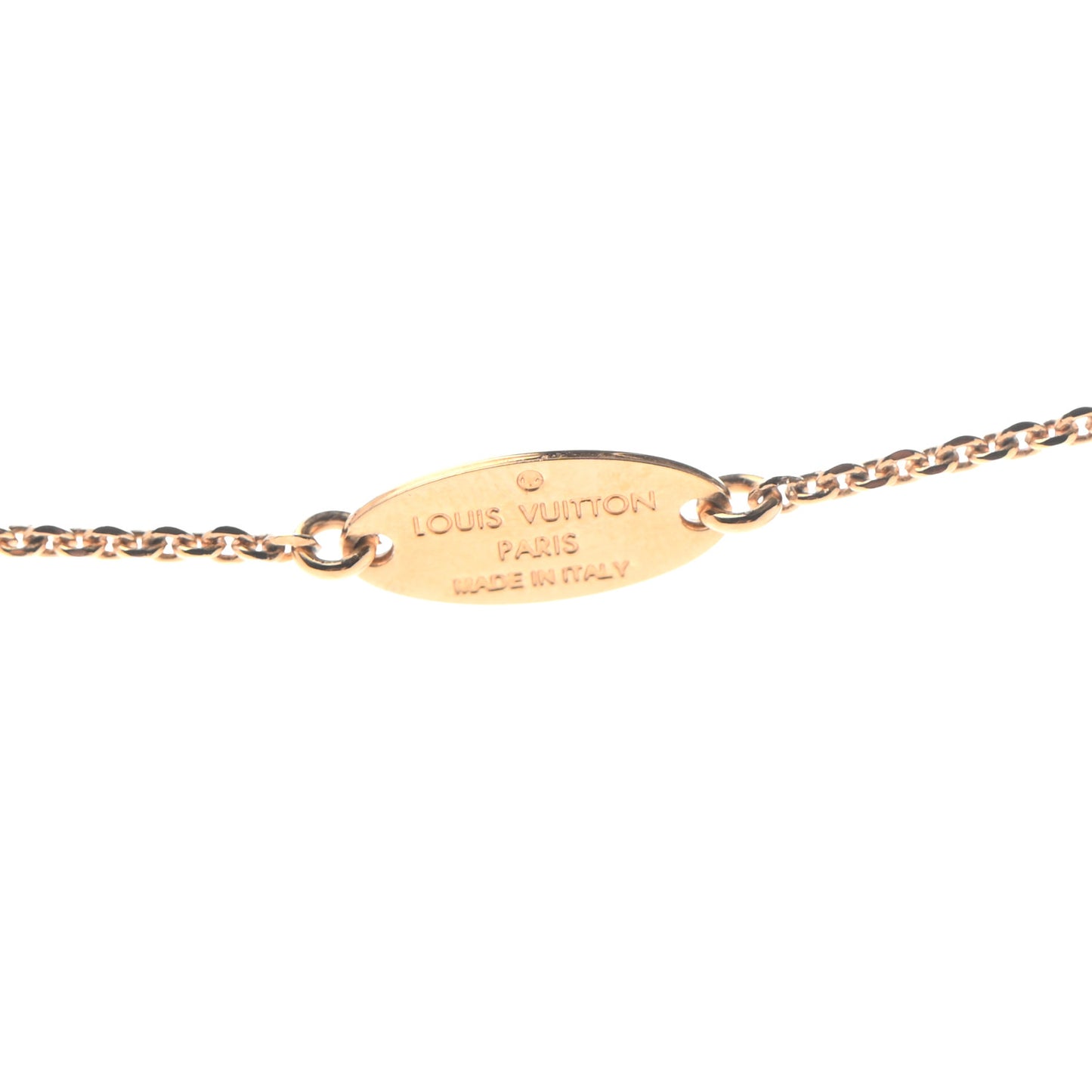 LV And Me Letter L Necklace Gold