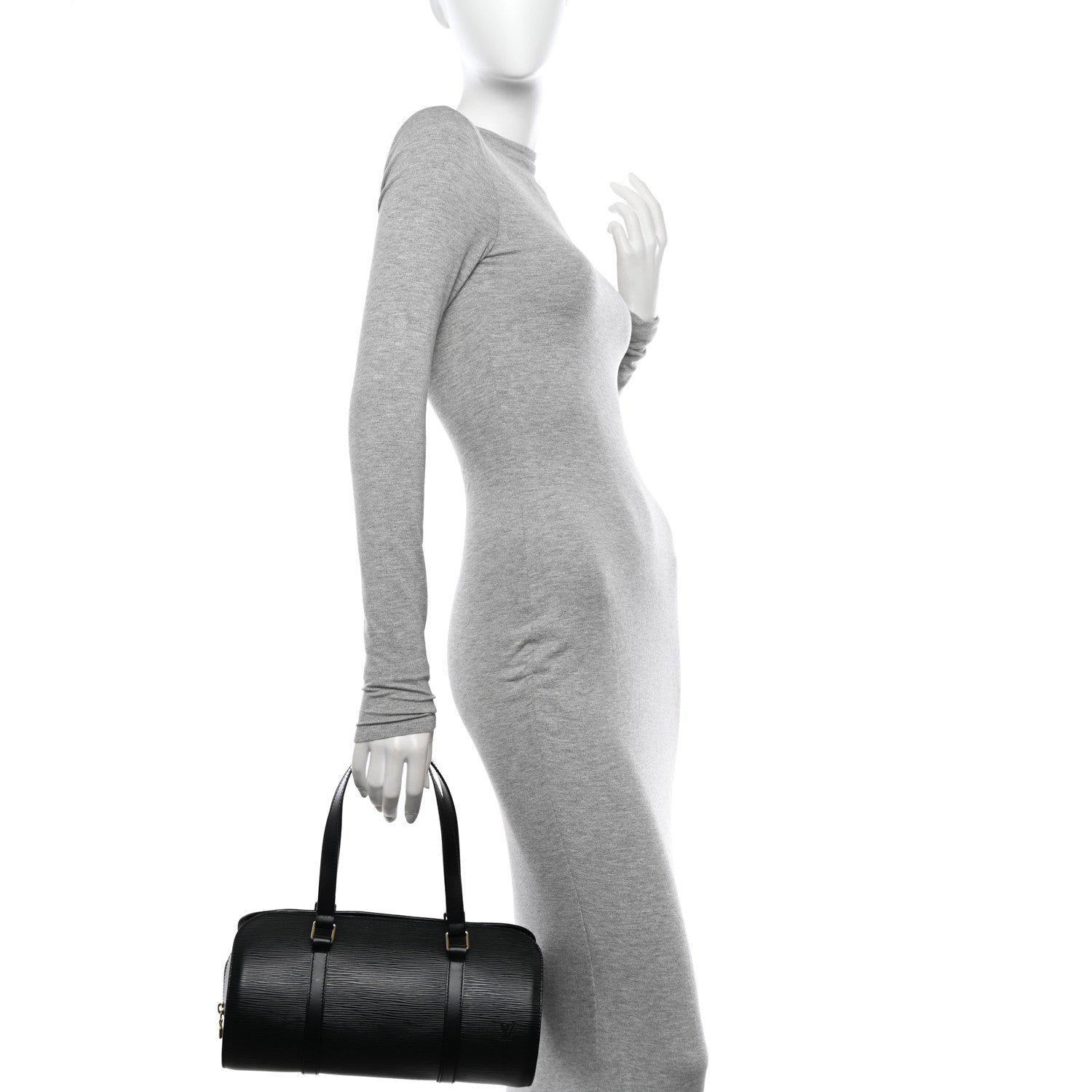 Louis Vuitton Epi Soufflot Black 2 of 11