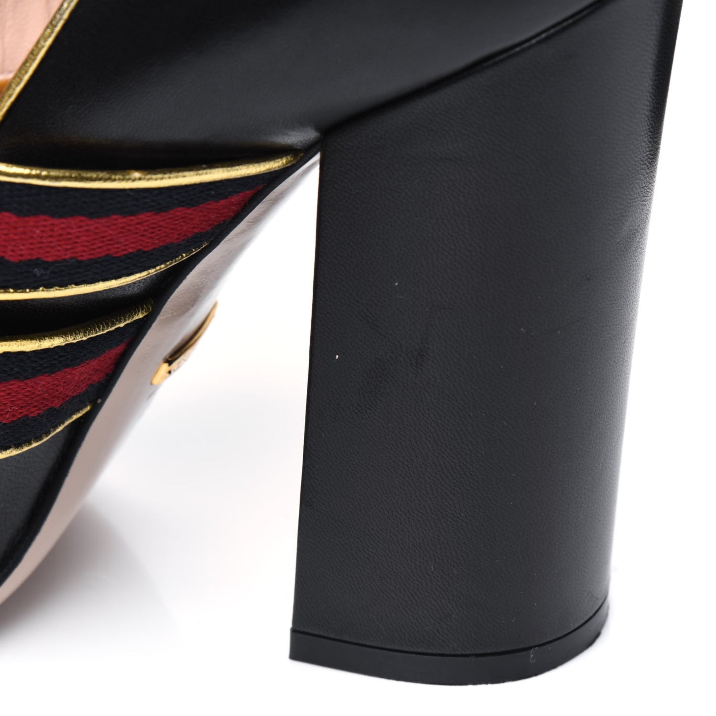 Calfskin Carly Mary Jane Web Pumps 40 Black
