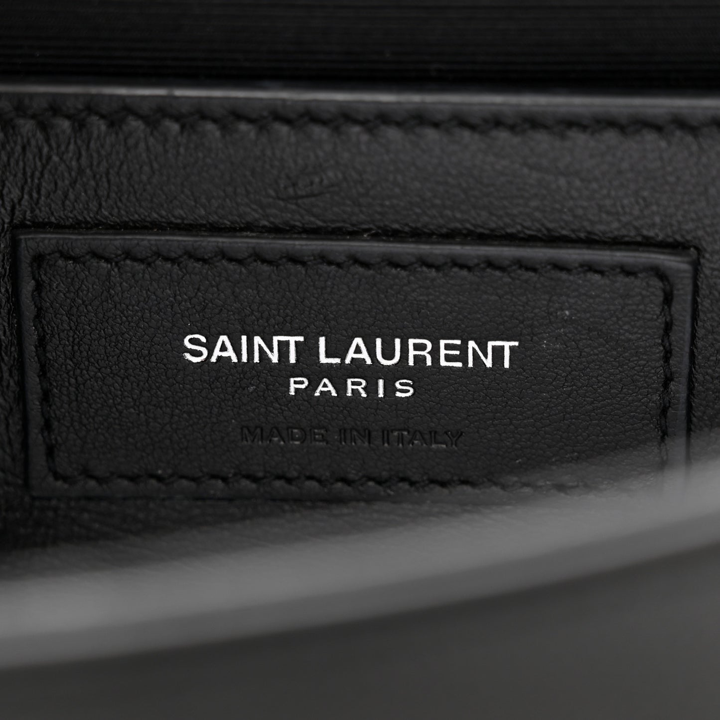 Grain De Poudre Small Monogram Monochrome Kate Satchel Black