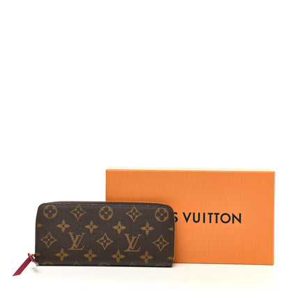 Louis Vuitton Monogram Clemence Wallet Fuchsia 7 of 8