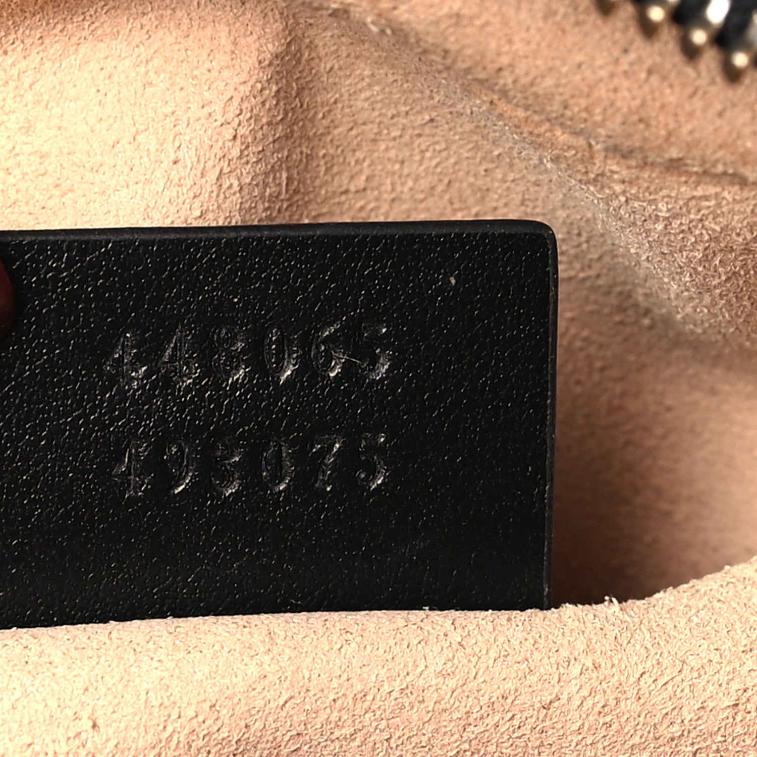 Gucci Calfskin Matelasse Mini GG Marmont Chain Shoulder Bag Black 7 of 9