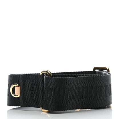 Louis Vuitton Nylon Petite Malle Souple Shoulder Strap Black 2 of 5