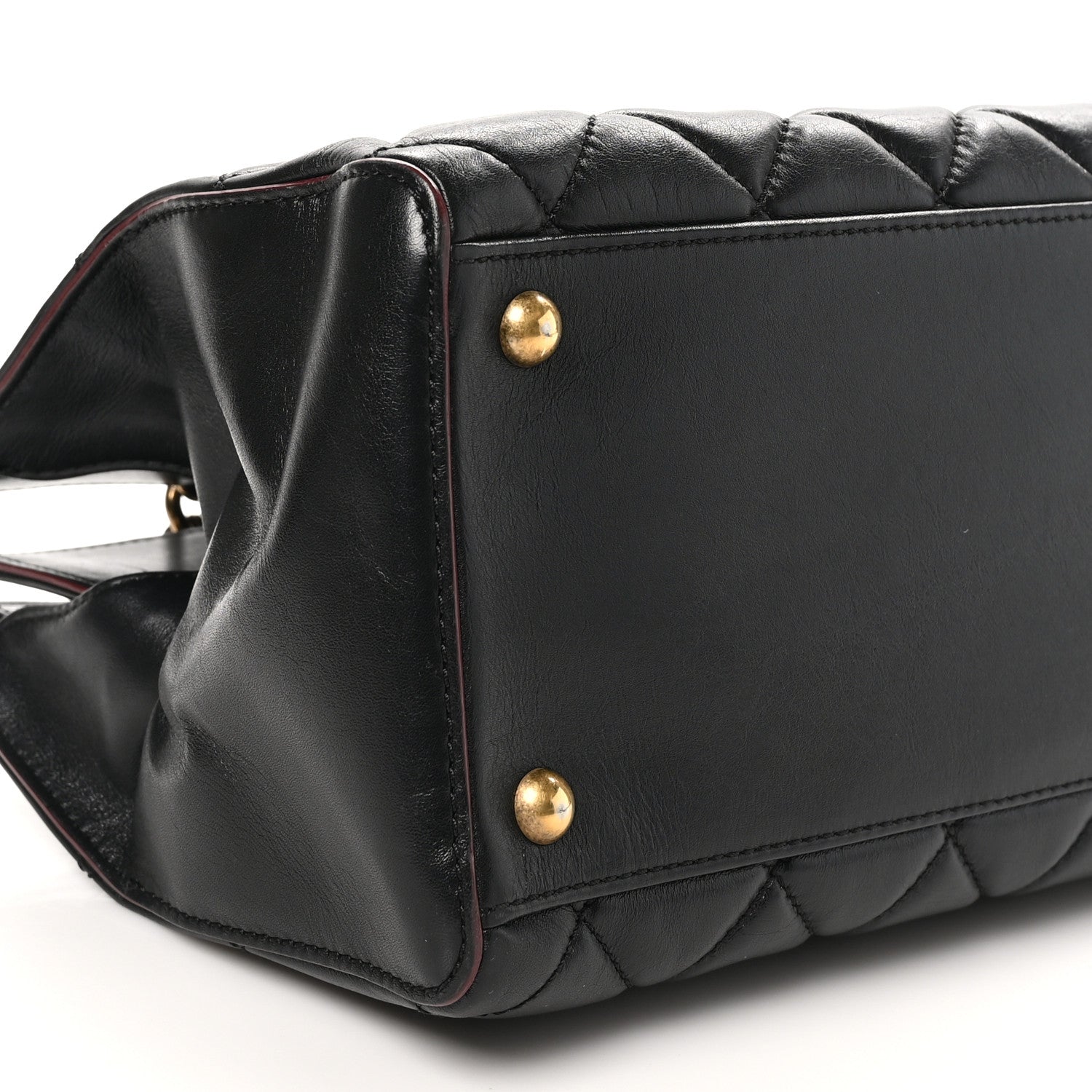 Chanel Calfskin Quilted Small Perfect Edge Tote Black 9 of 11
