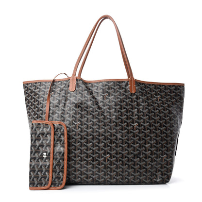 Goyard Goyardine Saint Louis GM Black Gold 1 of 10