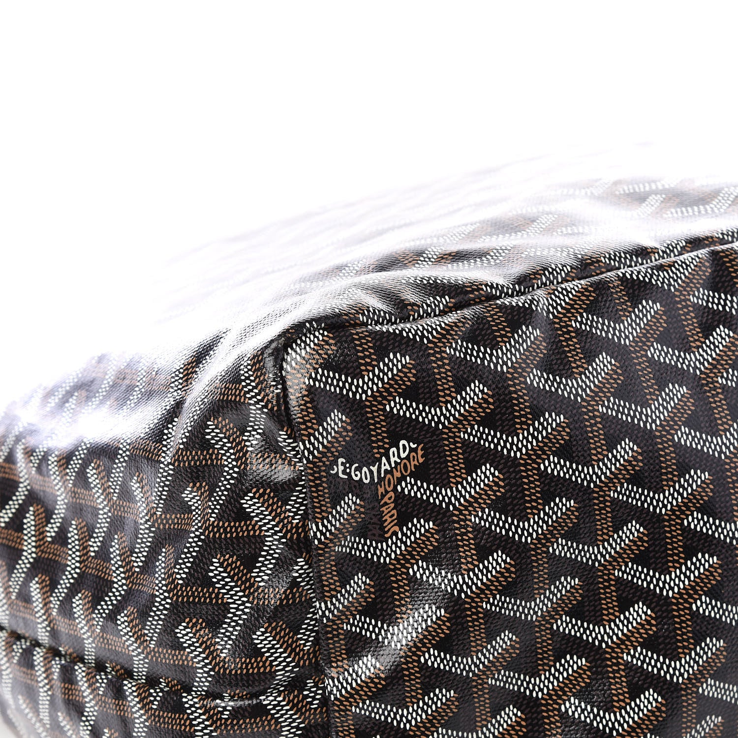 Goyard Goyardine Saint Louis GM Black Gold 8 of 11