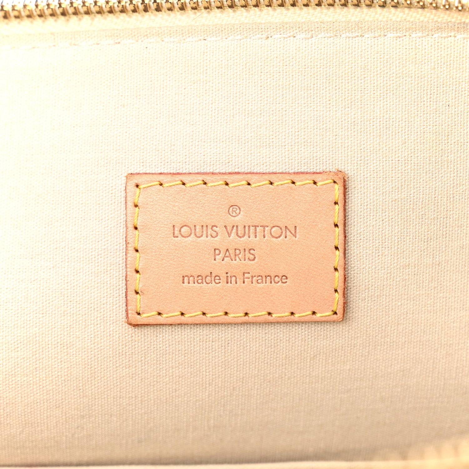 Louis Vuitton Vernis Alma GM Blanc Corail 6 of 14