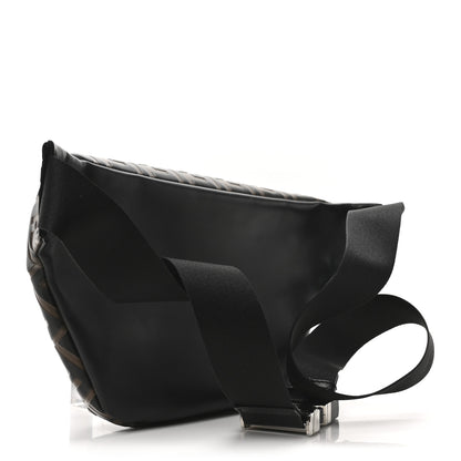 Fendi Vitello Century Bi-Color FF 1974 Embossed Belt Bag Maya Black 3 of 10