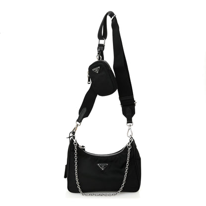 Prada Re-Nylon Saffiano Re-Edition 2005 Shoulder Bag Black 1 of 11