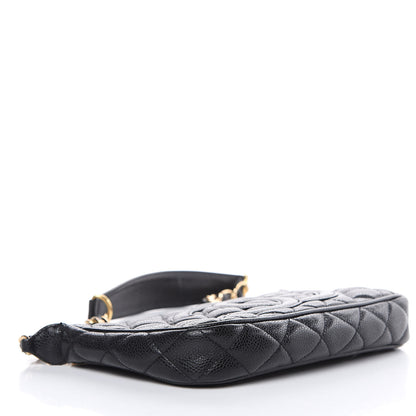 Chanel Caviar Quilted CC Shoulder Bag Black 5 of 12