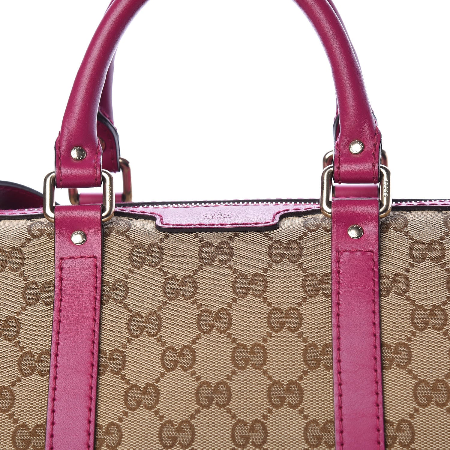 Gucci Monogram Medium Joy Boston Pink 7 of 17