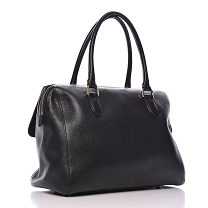 Mulberry Glossy Goatskin Medium Del Rey Satchel Black 3 of 11