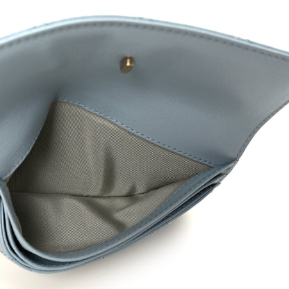 Chanel Goatskin Quilted Tri-Color In & Out Waist Bag Green Blue Pink 8 of 14