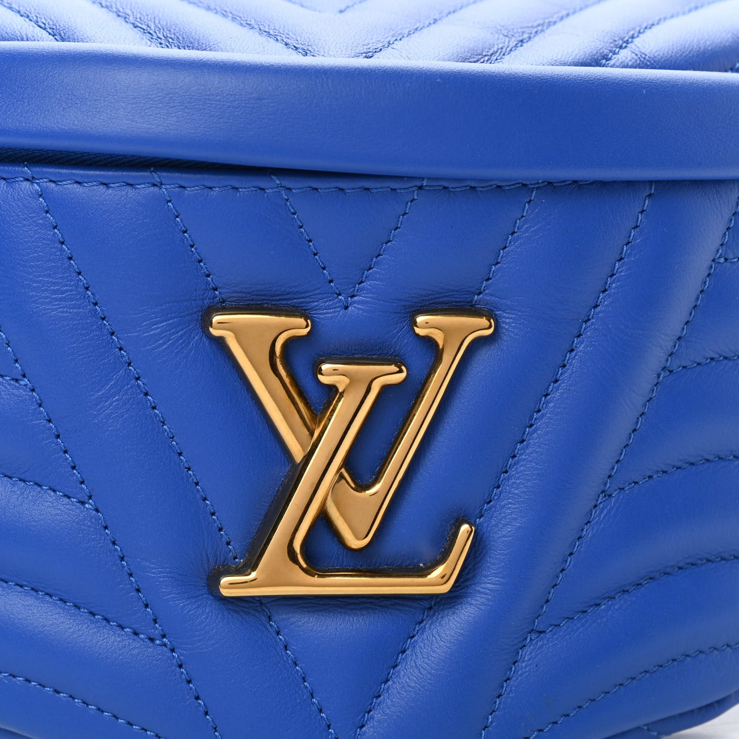 Calfskin New Wave Bumbag Blue Neon
