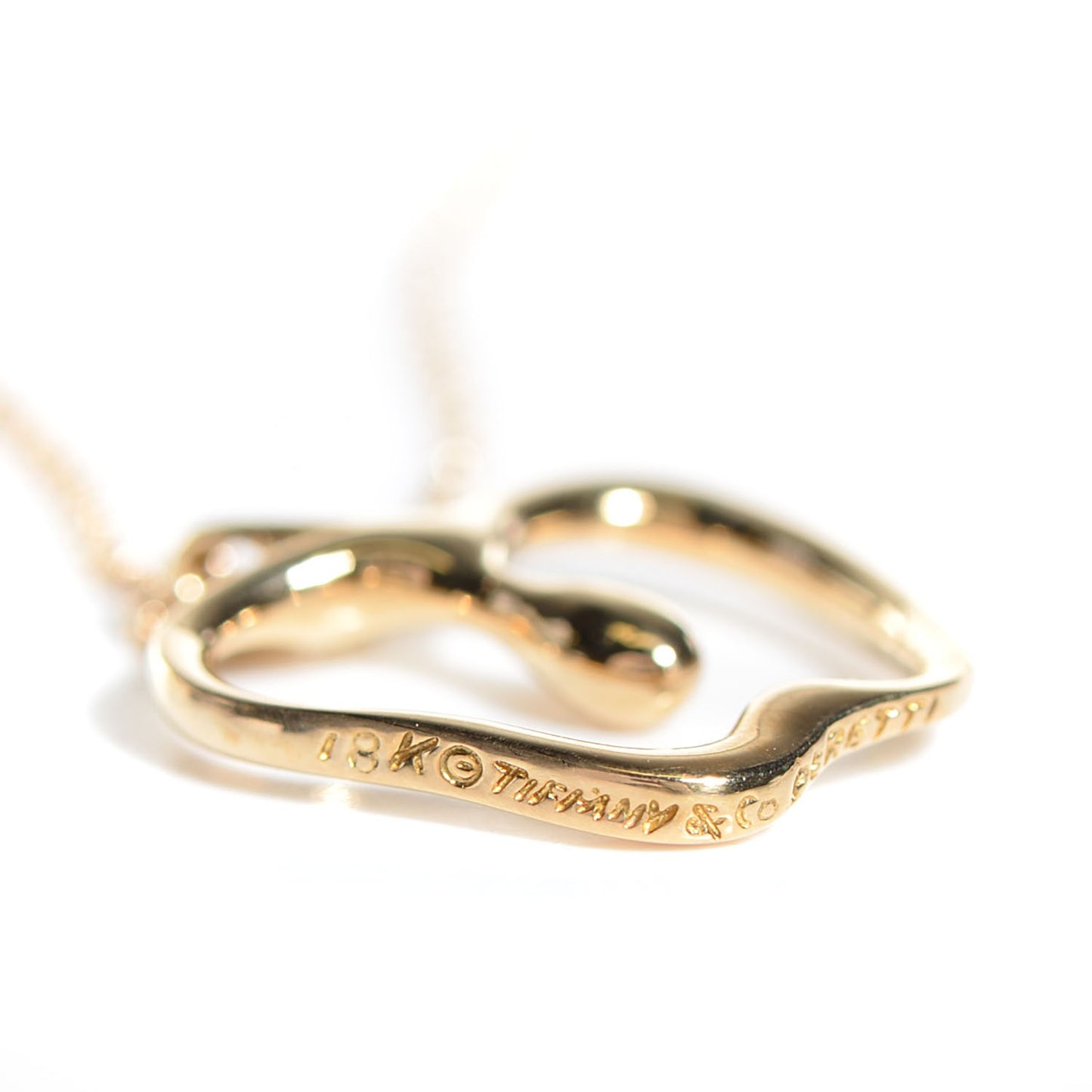 18K Yellow Gold Elsa Peretti Apple Pendant Necklace