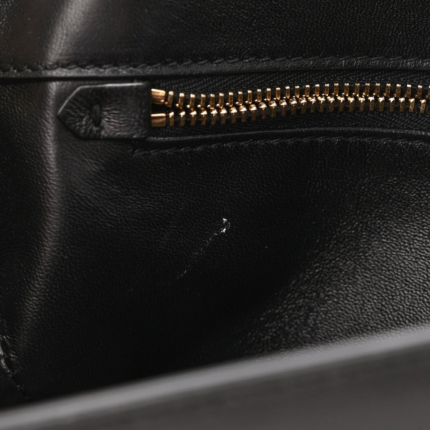 Lambskin Quilted Small Olympia Pouch Black