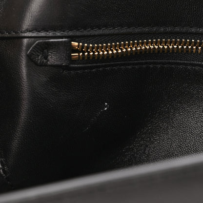 Burberry Lambskin Quilted Small Olympia Pouch Black 10 of 10