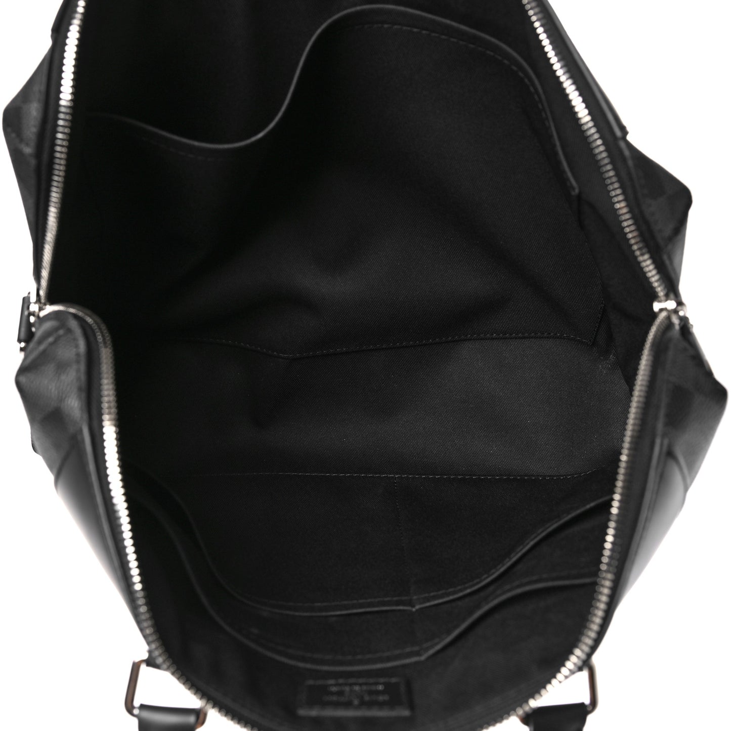 Damier Graphite Porte-Documents Jour