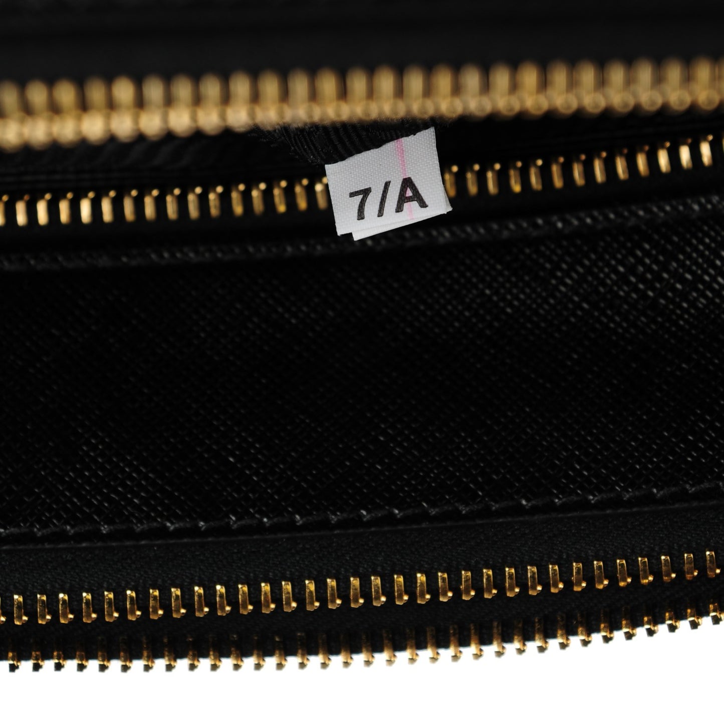 Saffiano Large Galleria Double Zip Tote Black