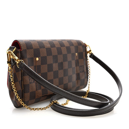 Louis Vuitton Damier Ebene Favorite PM 3 of 9