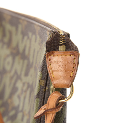Louis Vuitton Monogram Graffiti Pochette Accessories Kaki 8 of 10