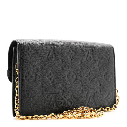 Louis Vuitton Empreinte Vavin Chain Wallet Black 3 of 16