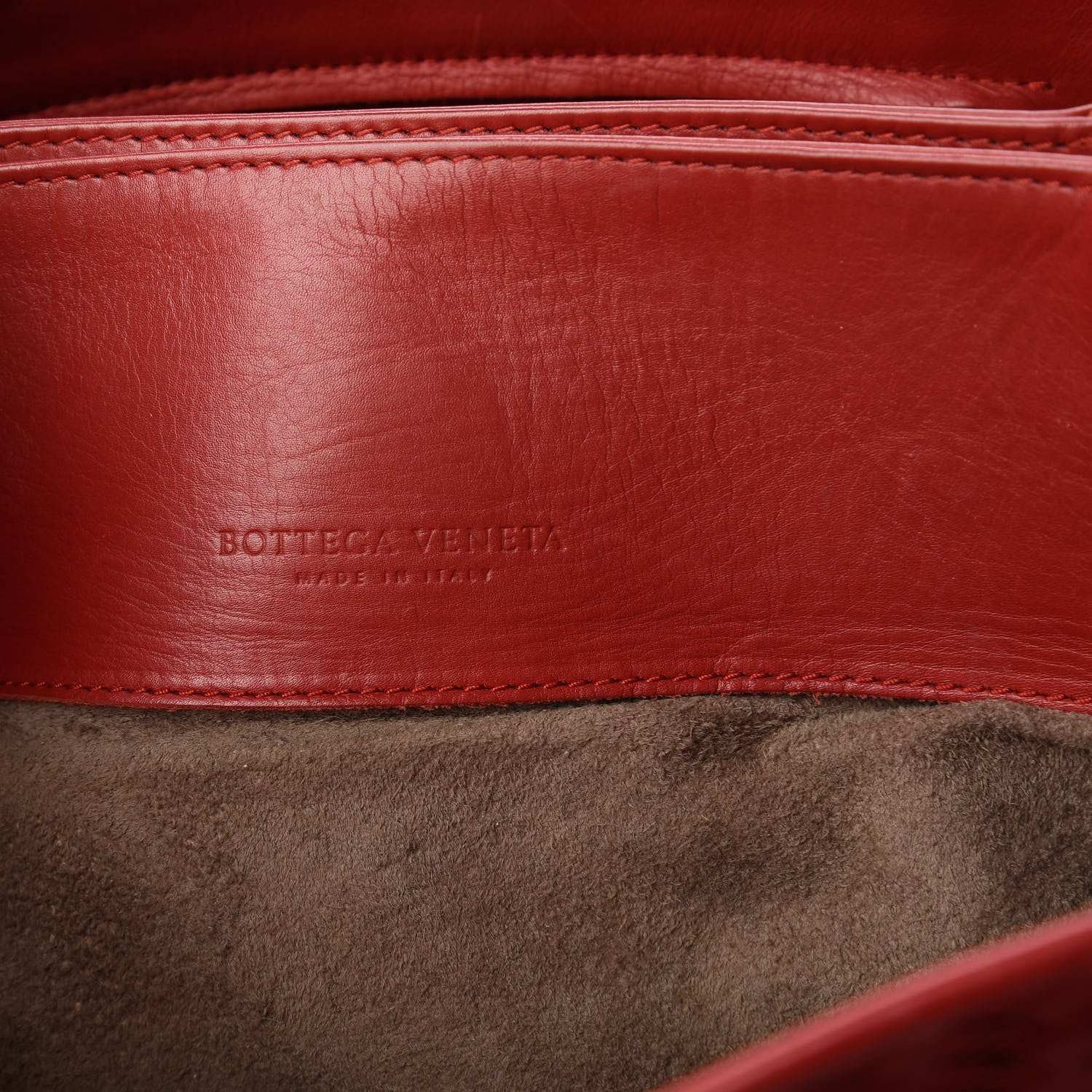 Bottega Veneta Nappa Intrecciato Medium Roma Tote Red 8 of 10