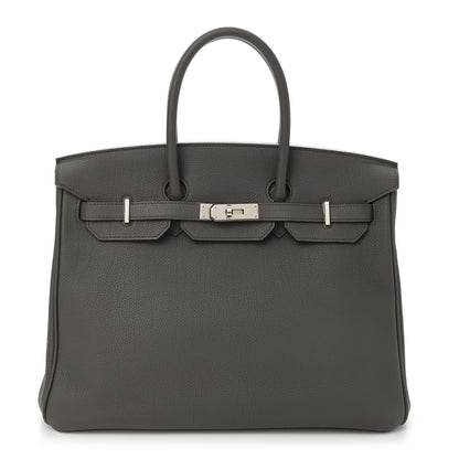 Hermes Togo Birkin 35 Etain 1 of 10