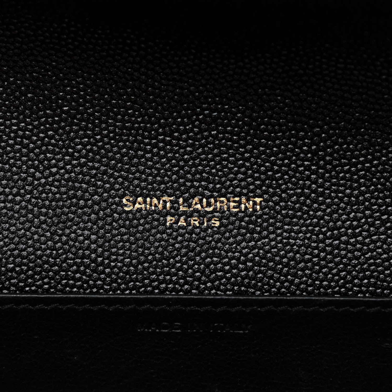 Saint Laurent Grain De Poudre Uptown Chain Wallet Black 6 of 12