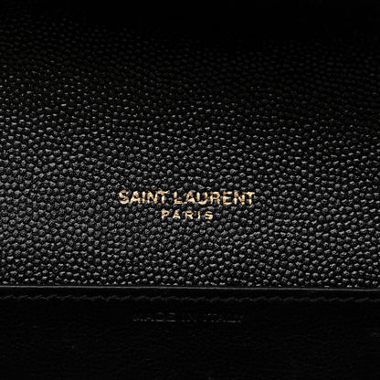 Saint Laurent Grain De Poudre Uptown Chain Wallet Black 6 of 12