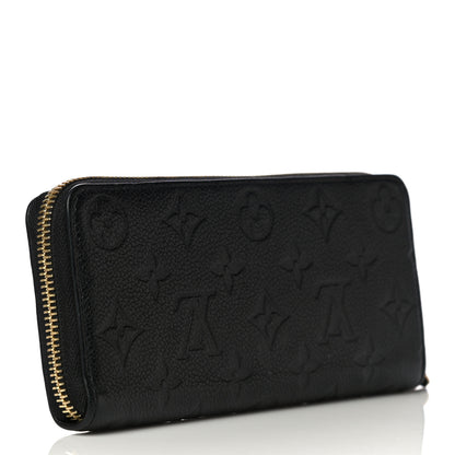 Louis Vuitton Empreinte Clemence Wallet Black 3 of 11