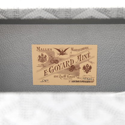 Goyard Goyardine Saint Honore Clutch Silver 7 of 8