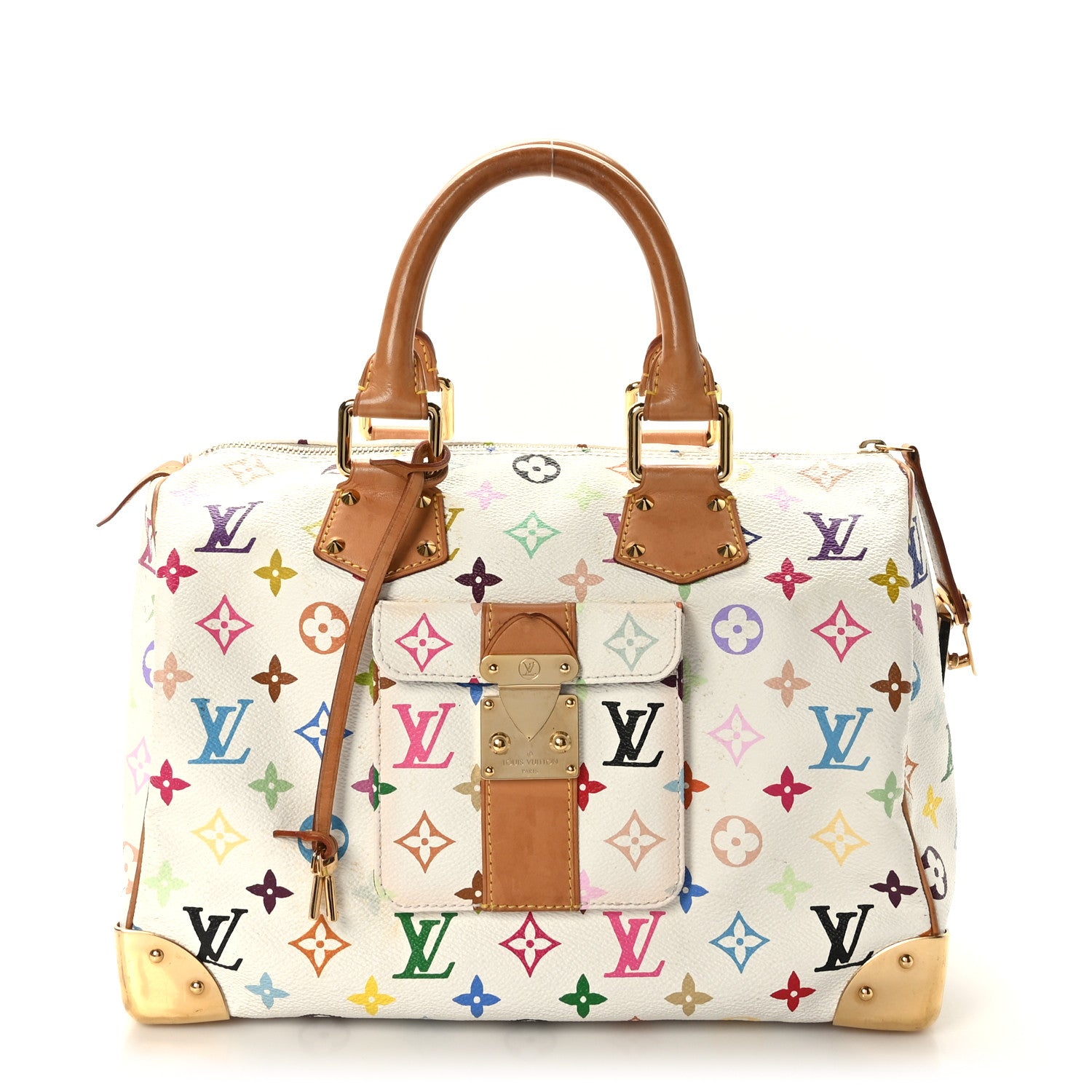 Louis Vuitton Monogram Multicolor Speedy 30 White 1 of 9
