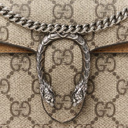 Gucci GG Supreme Monogram Super Mini Dionysus Shoulder Bag Taupe 7 of 10