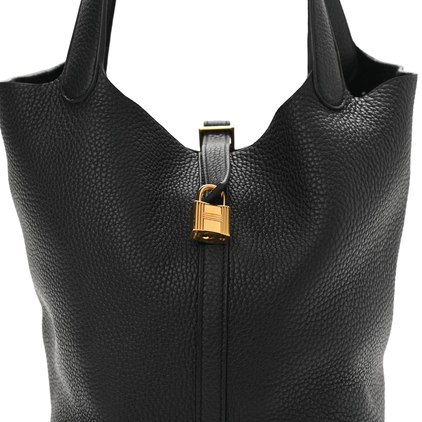 Taurillon Clemence Picotin Lock 22 MM Black