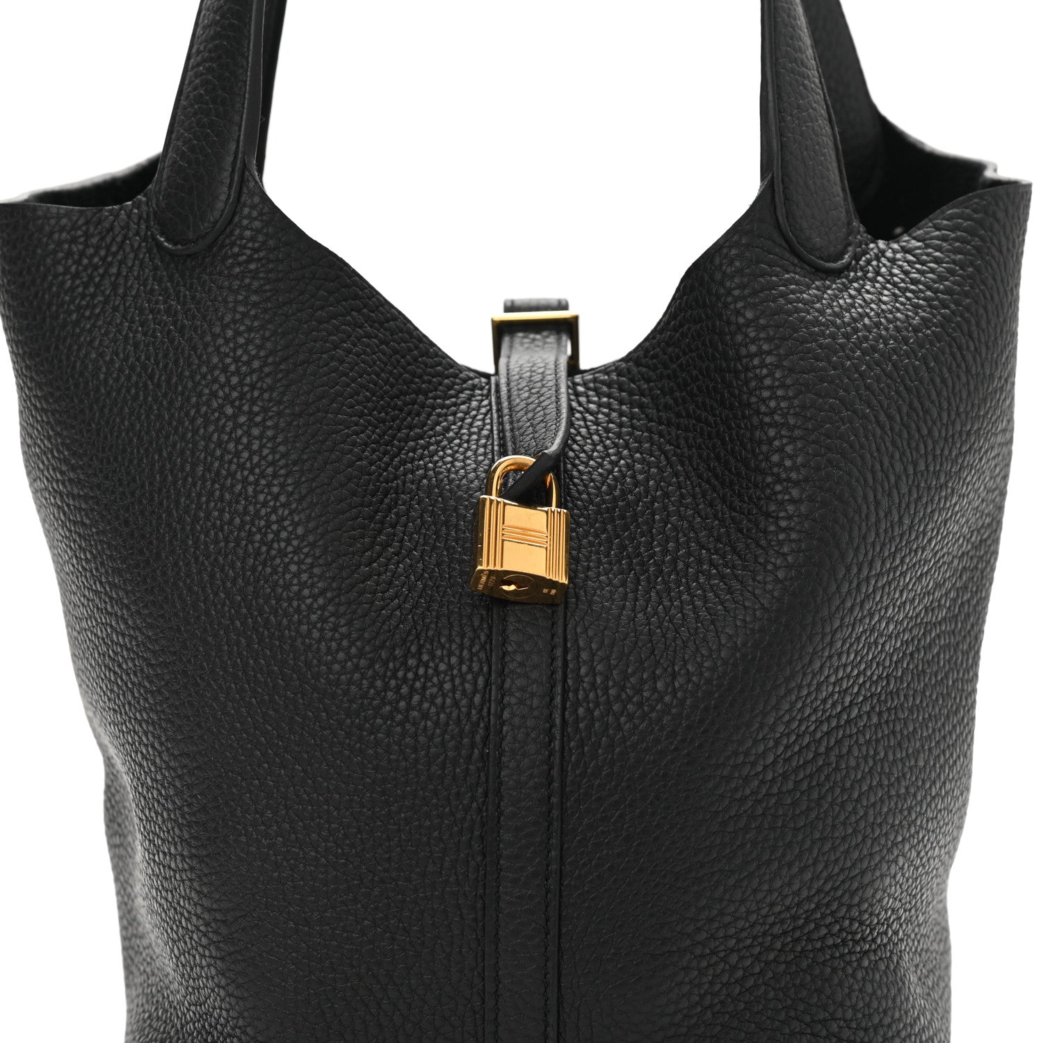 Hermes Taurillon Clemence Picotin Lock 22 MM Black 7 of 10