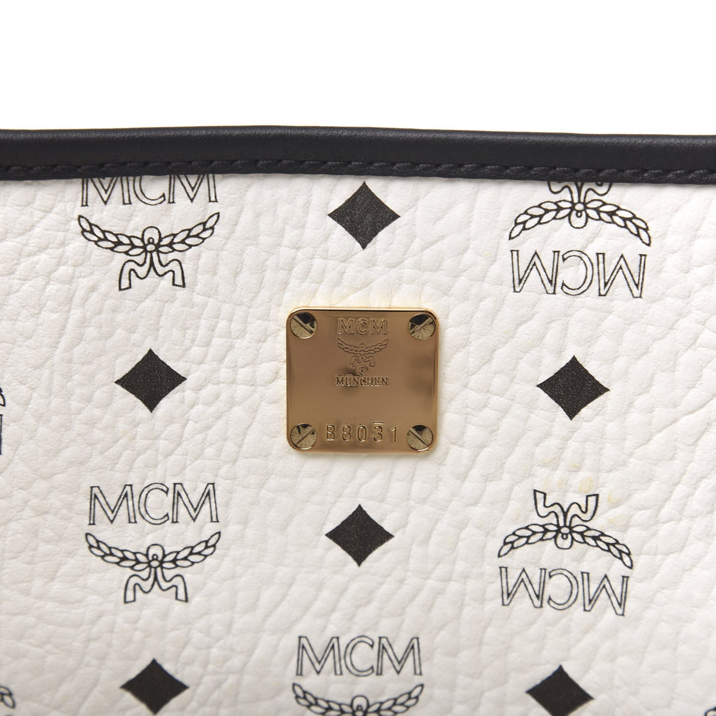 Visetos Medium Project Reversible Shopper Tote White