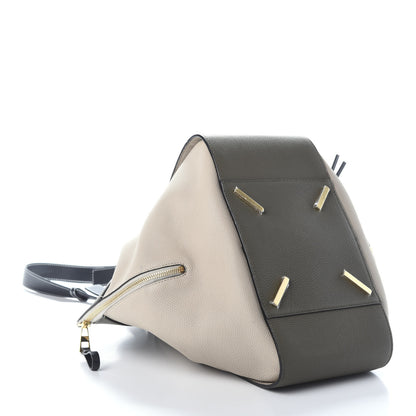 Loewe Calfskin Medium Hammock Shoulder Bag Khaki Green Soft White 5 of 9