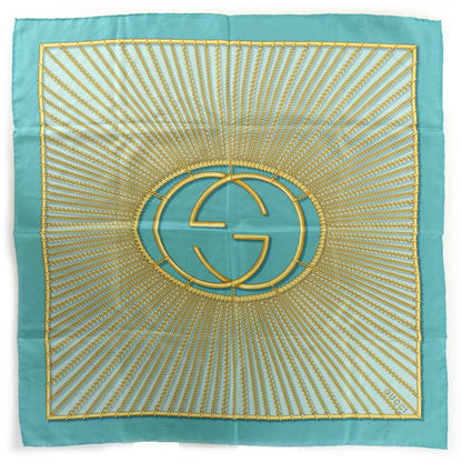 Gucci Silk GG Chain Scarf 2 of 5