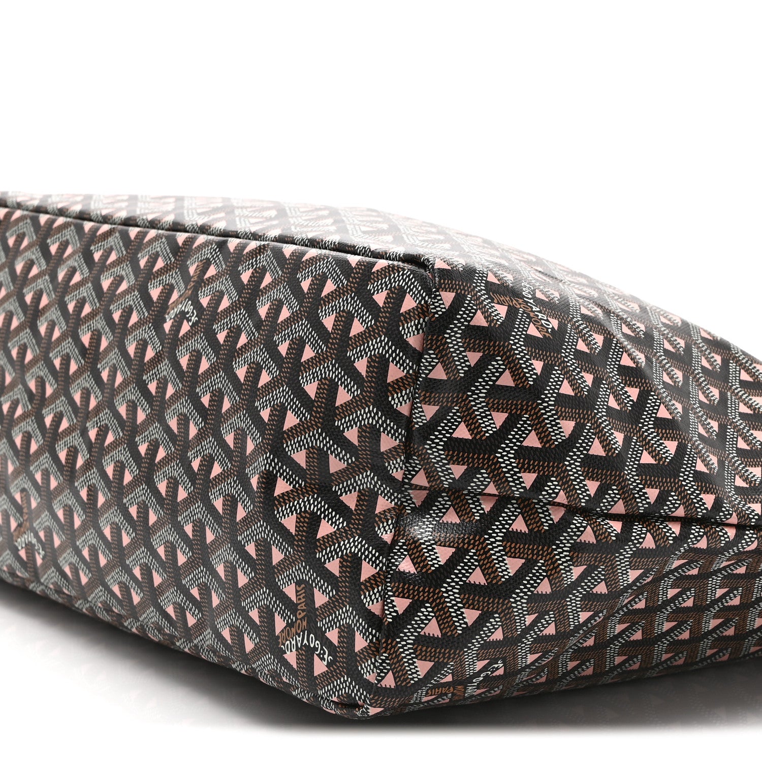Goyard Goyardine Saint Louis Claire Voie PM Black Pink 11 of 11
