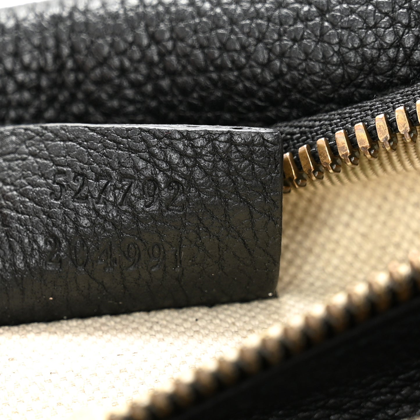 Grained Calfskin Small Logo Belt Bag Black