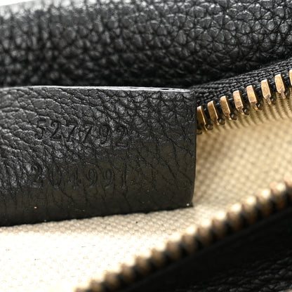 Gucci Grained Calfskin Small Logo Belt Bag Black 7 of 10