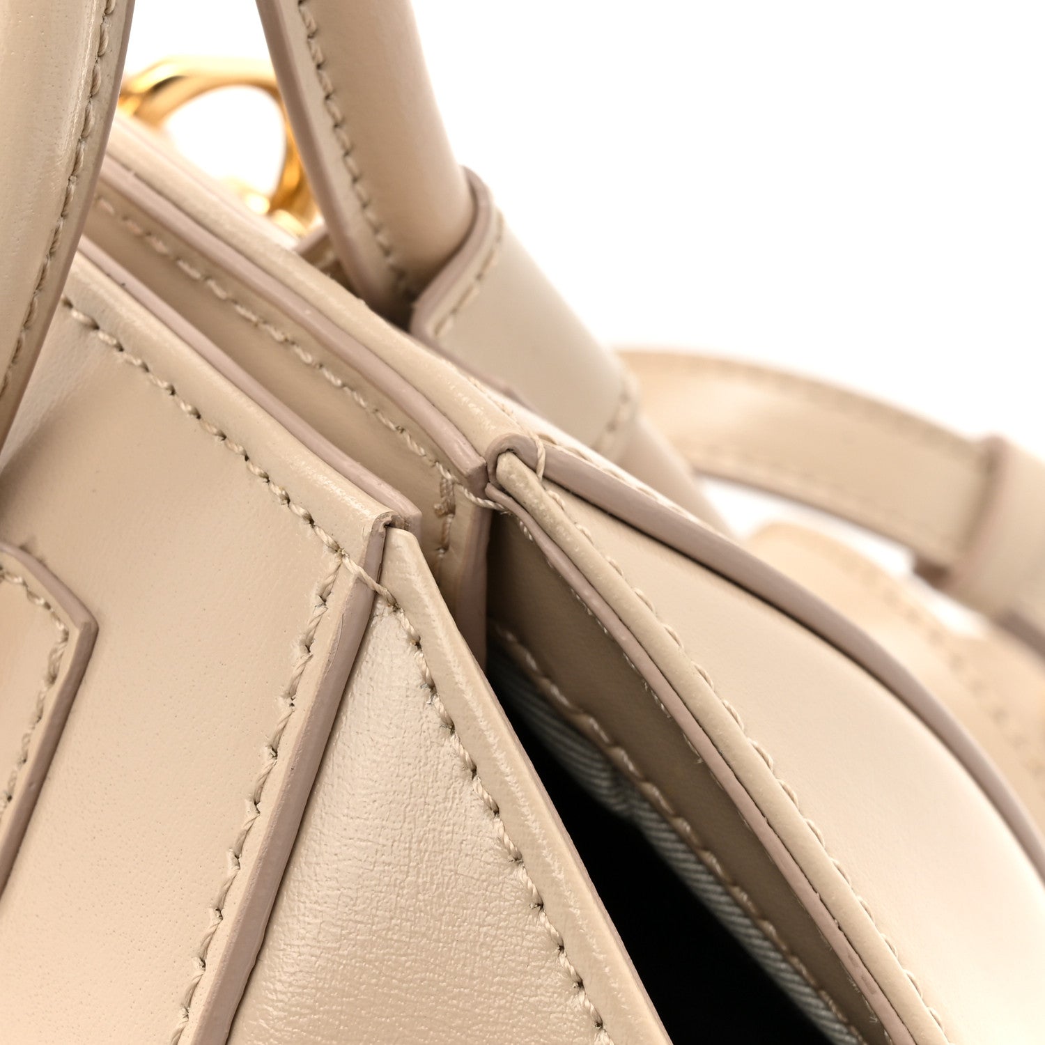 Givenchy Box Calfskin Mini Lock Antigona Shoulder Bag Natural Beige 16 of 16