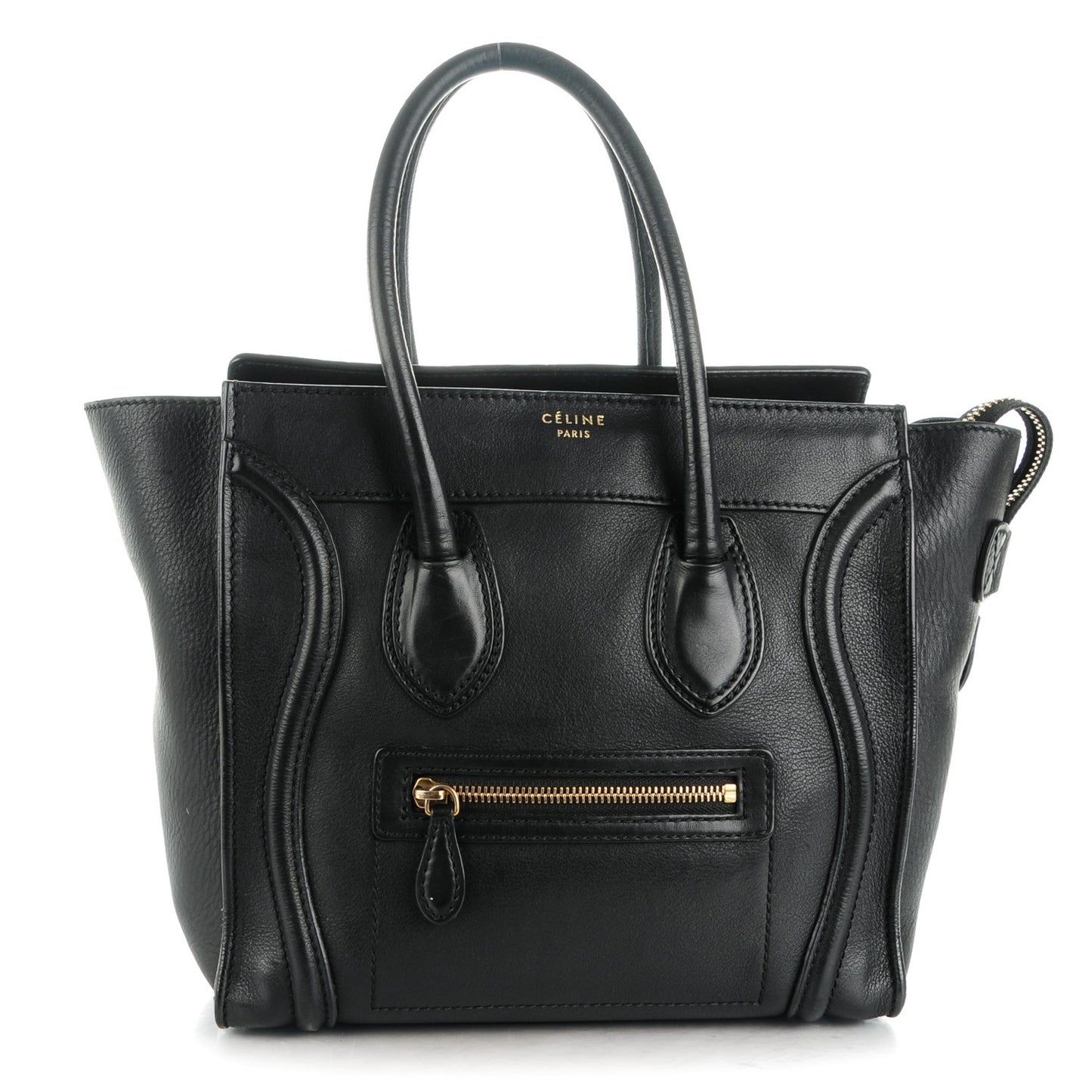 Smooth Calfskin Micro Luggage Black