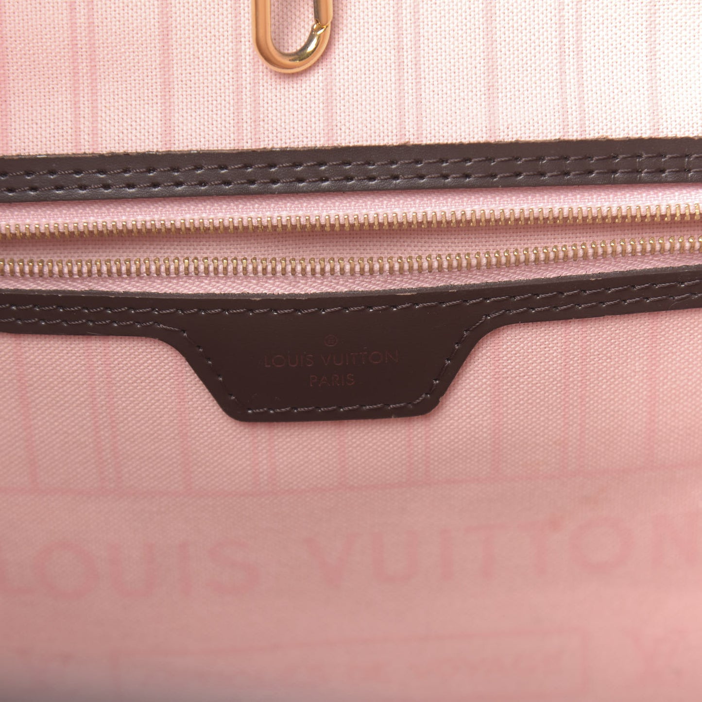 Damier Ebene Neo Neverfull MM Rose Ballerine