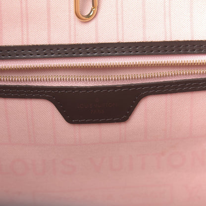 Louis Vuitton Damier Ebene Neo Neverfull MM Rose Ballerine 6 of 18