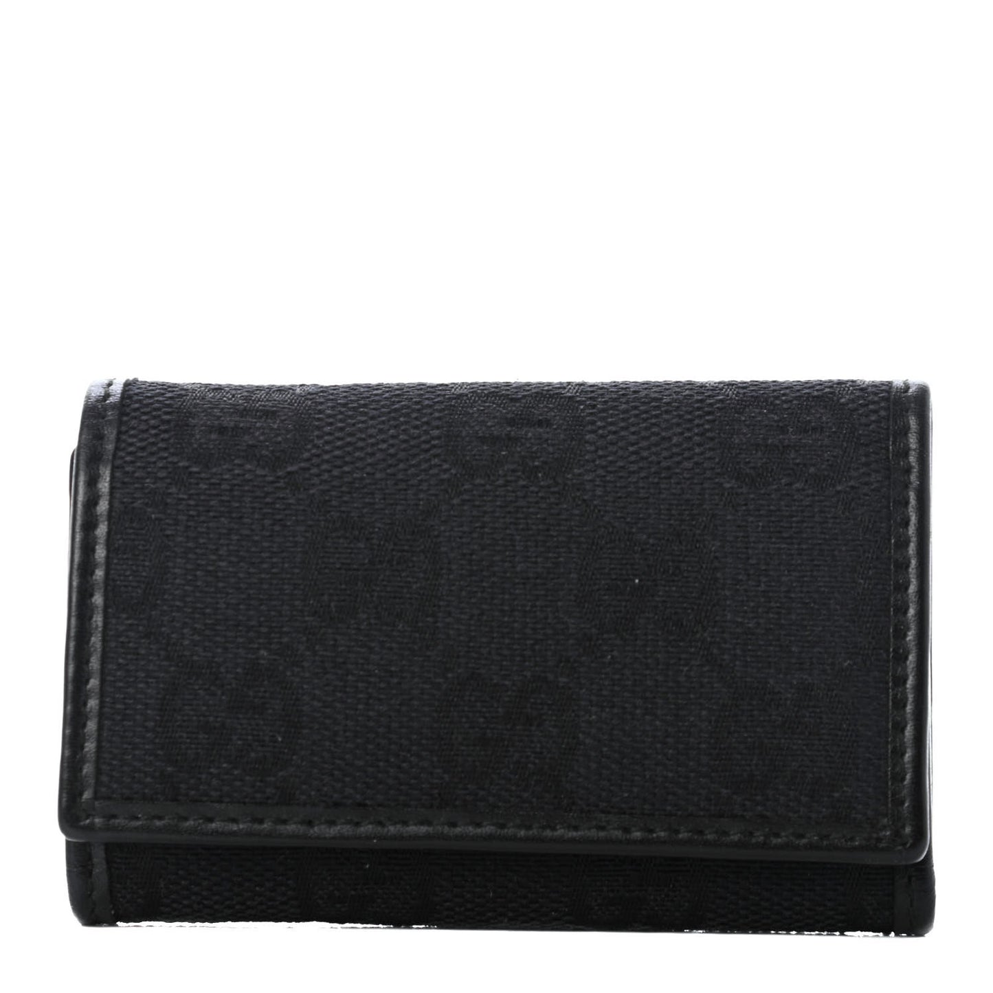 Monogram 6 Key Holder Case Black