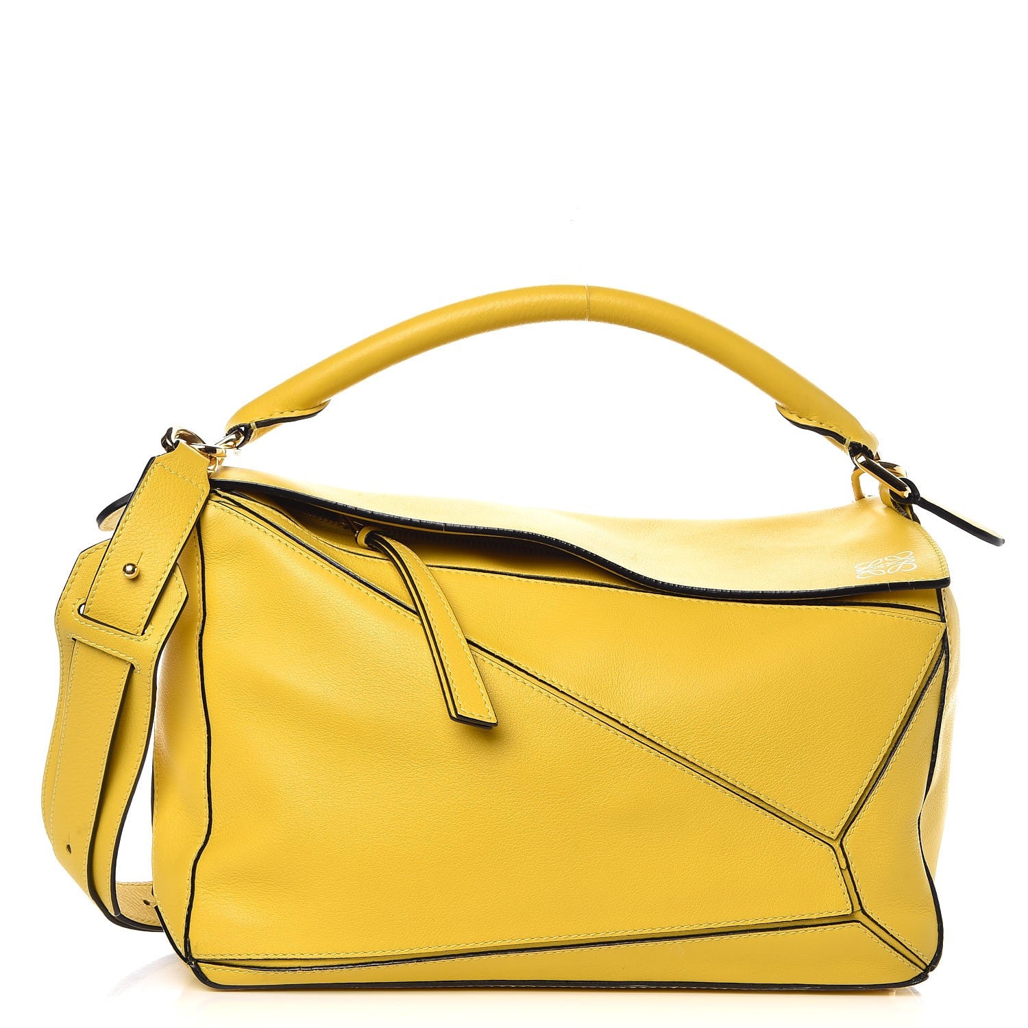 Loewe Calfskin Medium Bag Yellow 1 of 14